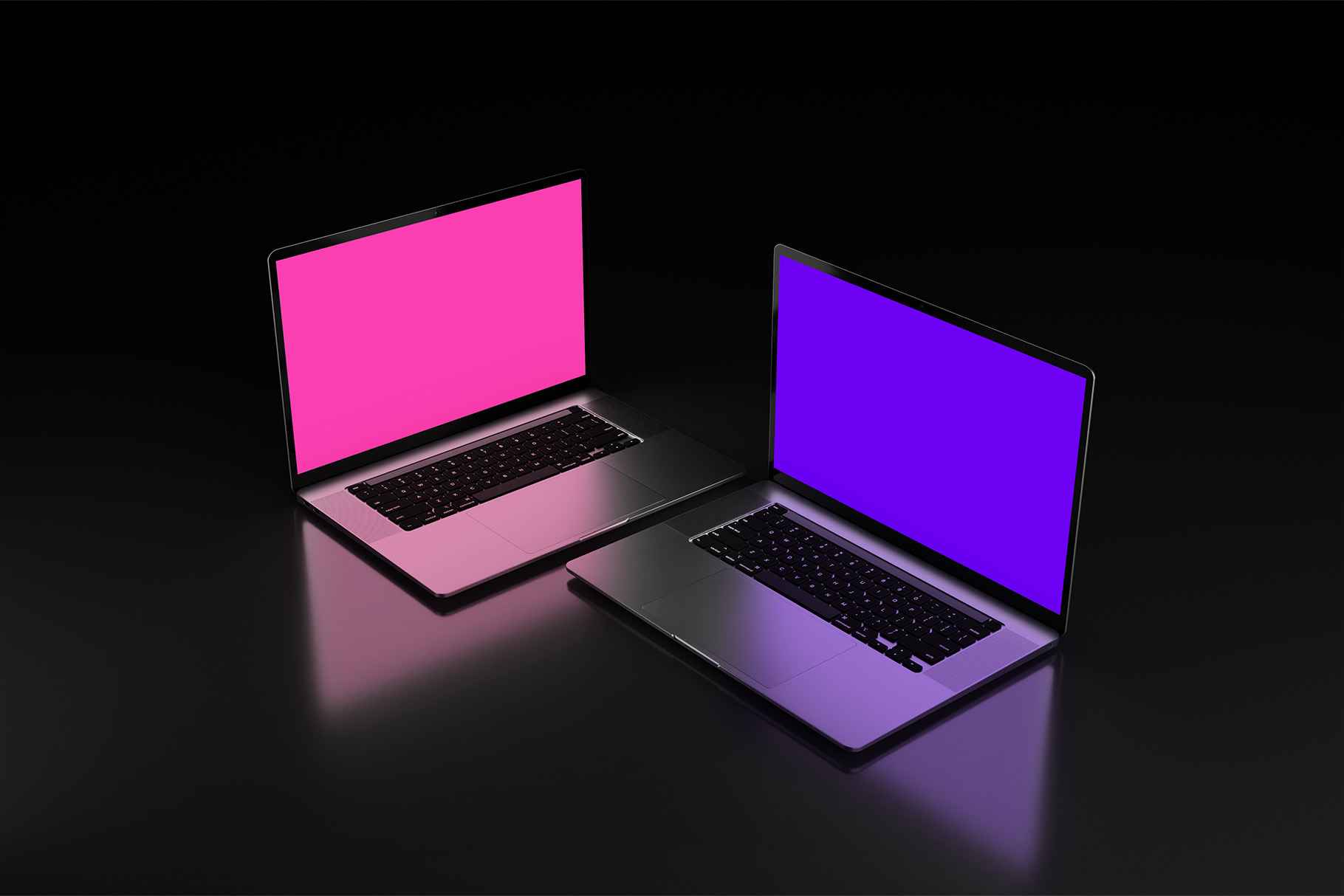 Dark Laptop Mockup