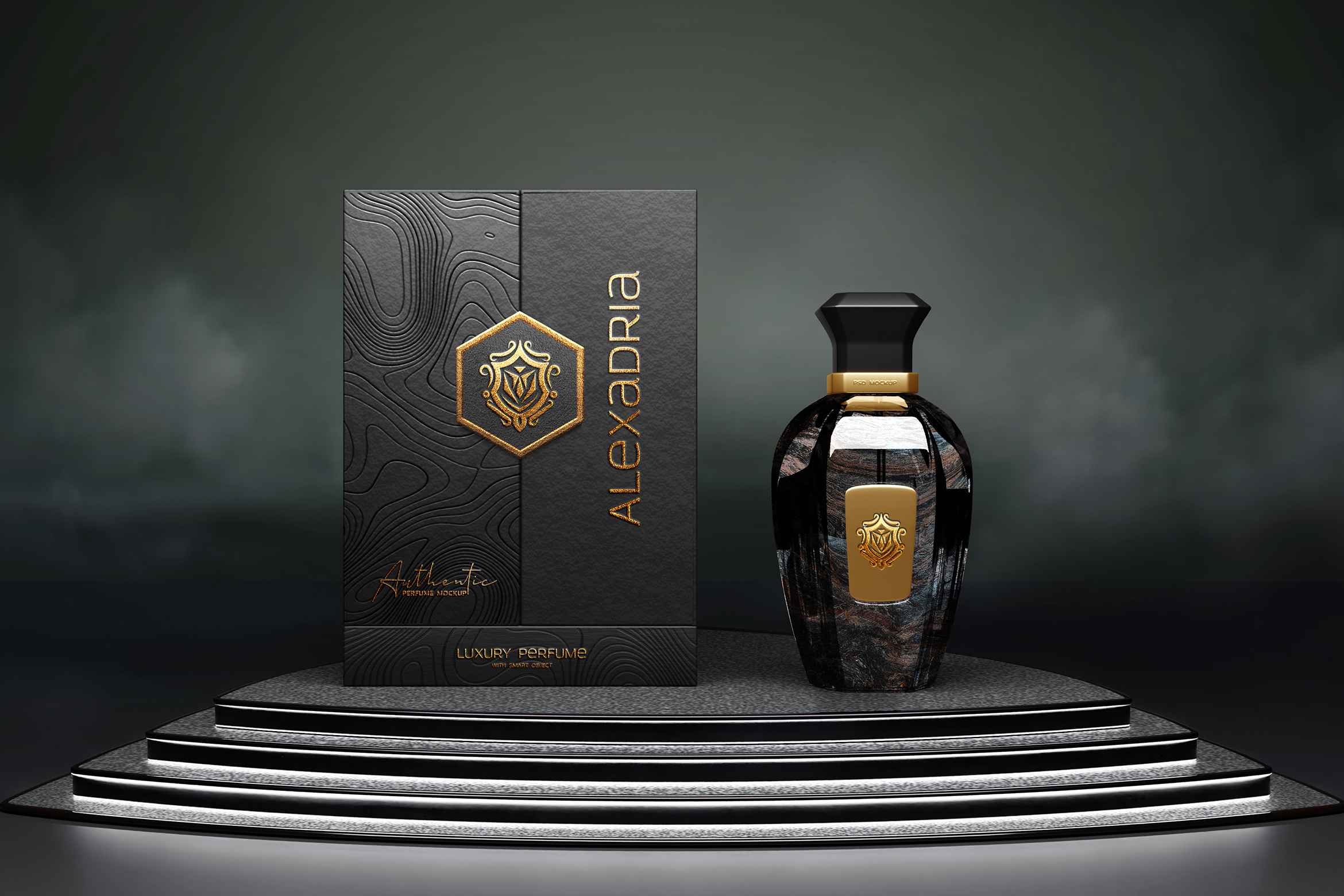 Perfume Standing Mockup