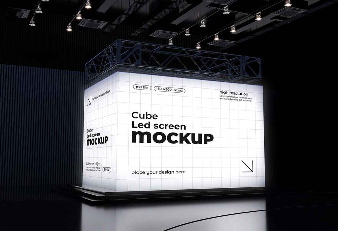 Square Screen Mockup